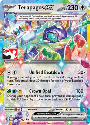 Terapagos ex (Series 7) 128/142  - Holofoil Prize Pack Series Cards - Double Rare
