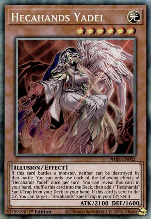 Hecahands Yadel (CR) (PHRE-EN002) - Phantom Revenge 1st Edition