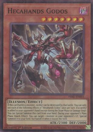 Hecahands Godos (Super Rare) (PHRE-EN003) - Phantom Revenge 1st Edition