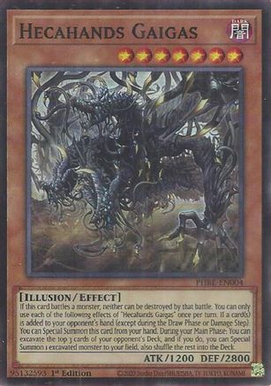 Hecahands Gaigas (Super Rare) (PHRE-EN004) - Phantom Revenge 1st Edition