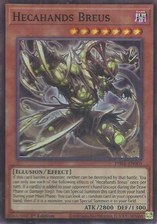 Hecahands Breus (Super Rare) (PHRE-EN005) - Phantom Revenge 1st Edition