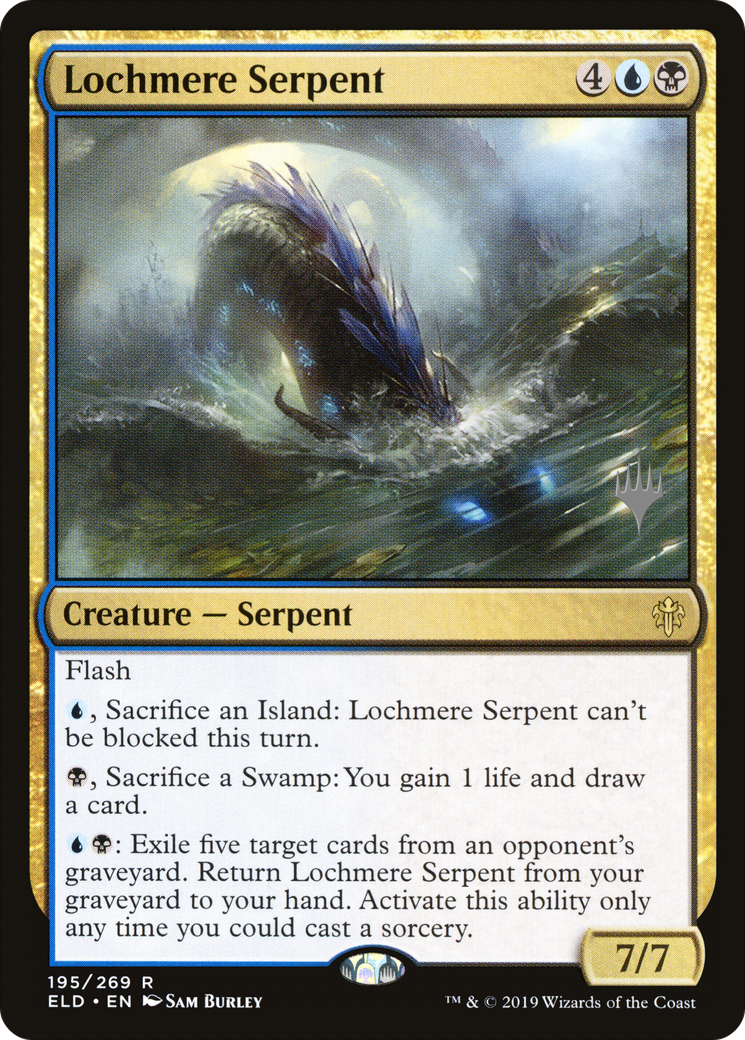 Lochmere Serpent (PPELD-195) - Throne of Eldraine Promos