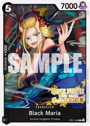 Black Maria (Judge Pack Vol. 7) (OP11-089) - One Piece Promotion Cards Foil