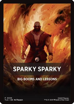 Sparky Sparky Theme Card (TLA-035) - Avatar: The Last Airbender