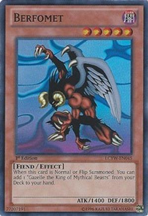 Berfomet (LCYW-EN045) - Legendary Collection 3: Yugi's World 1st Edition