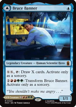 Bruce Banner (MSH-049) - Marvel Super Heroes Foil