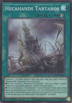 Hecahands Tartaros (Super Rare) (PHRE-EN009) - Phantom Revenge 1st Edition