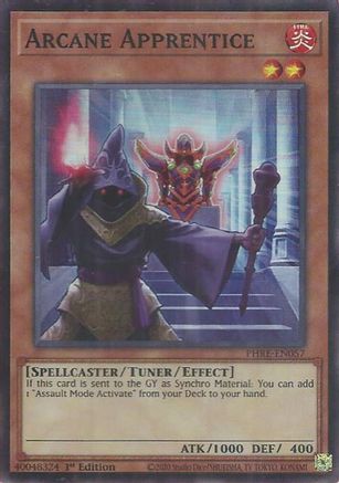 Arcane Apprentice (Super Rare) (PHRE-EN057) - Phantom Revenge 1st Edition