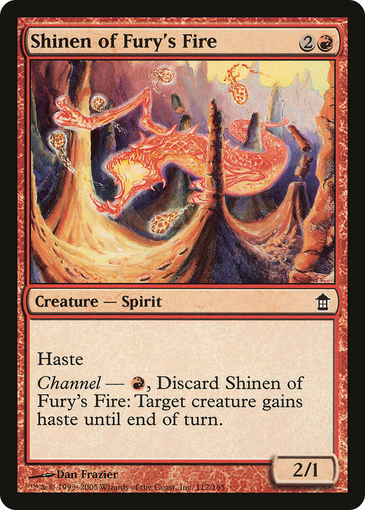 Shinen of Fury's Fire (SOK-112) - Saviors of Kamigawa Foil