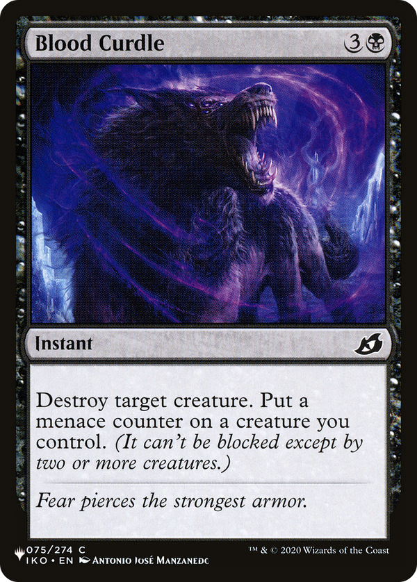 Blood Curdle (LIST-075/274) - The List