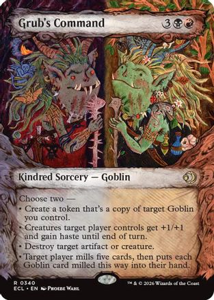 Grub's Command (Showcase) (ECL-340) - Lorwyn Eclipsed Foil
