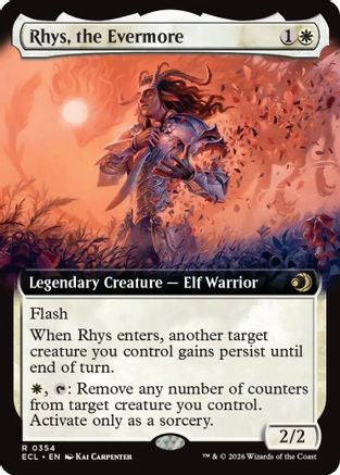 Rhys, the Evermore (Extended Art) (ECL-354) - Lorwyn Eclipsed