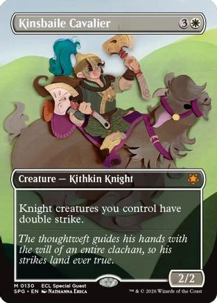Kinsbaile Cavalier (Borderless) (SPG-130) - Special Guests Foil