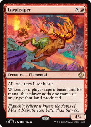 Lavaleaper (ECL-150) - Lorwyn Eclipsed Foil