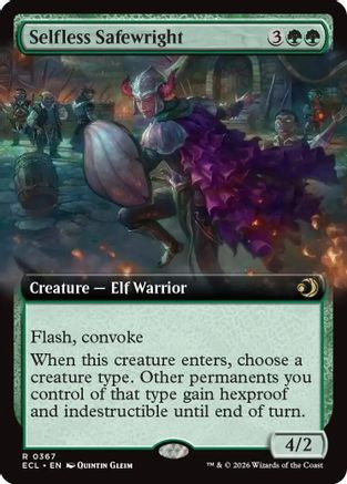 Selfless Safewright (Extended Art) (ECL-367) - Lorwyn Eclipsed Foil