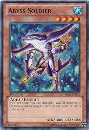 Abyss Soldier (SDRE-EN014) - Structure Deck: Realm of the Sea Emperor 1st Edition