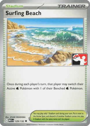 Surfing Beach 129  Prize Pack Series Cards - Uncommon