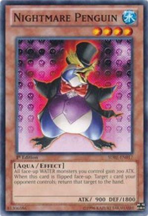 Nightmare Penguin (SDRE-EN017) - Structure Deck: Realm of the Sea Emperor 1st Edition