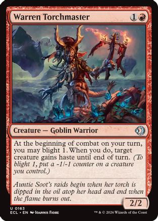 Warren Torchmaster (ECL-163) - Lorwyn Eclipsed
