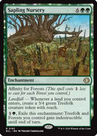 Sapling Nursery (ECL-192) - Lorwyn Eclipsed Foil