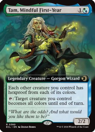 Tam, Mindful First-Year (Extended Art) (ECL-380) - Lorwyn Eclipsed