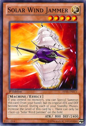 Solar Wind Jammer (ABYR-EN011) - Abyss Rising 1st Edition