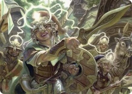 Thoughtweft Lieutenant Art Card (ASECL-026) - Art Series: Lorwyn Eclipsed