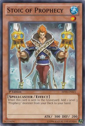 Stoic of Prophecy (ABYR-EN021) - Abyss Rising 1st Edition
