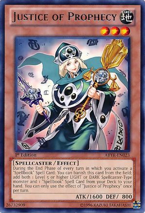 Justice of Prophecy (ABYR-EN023) - Abyss Rising Unlimited