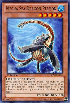 Mecha Sea Dragon Plesion (ABYR-EN033) - Abyss Rising 1st Edition