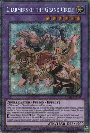Charmers of the Grand Circle (Starlight Rare) (CH02-EN041) - THE CHRONICLES DECK: Spirit Charmers (All-Foil Edition) 1st Edition