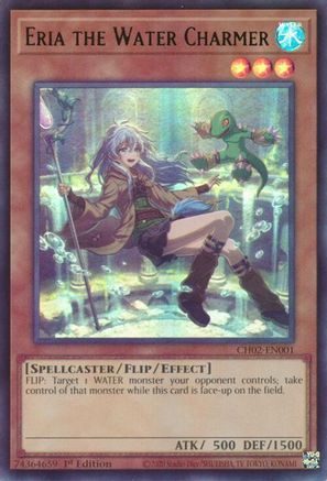 Eria the Water Charmer (Ultra Rare) (CH02-EN001) - THE CHRONICLES DECK: Spirit Charmers (All-Foil Edition) 1st Edition