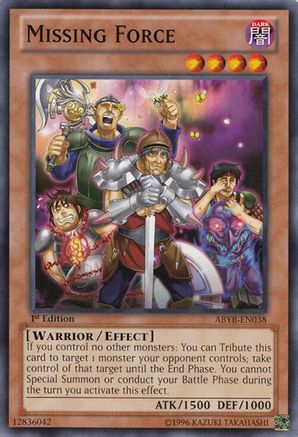 Missing Force (ABYR-EN038) - Abyss Rising 1st Edition
