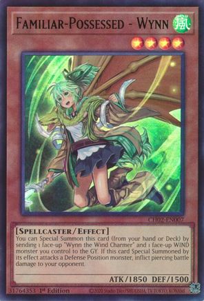 Familiar-Possessed - Wynn (CH02-EN007) - THE CHRONICLES DECK: Spirit Charmers (All-Foil Edition) 1st Edition