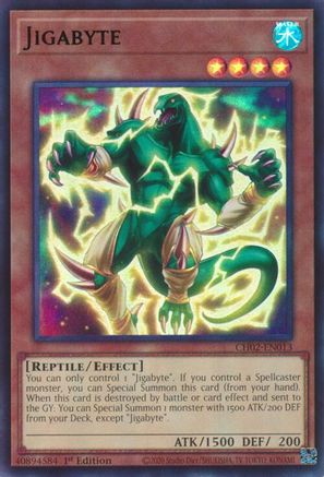 Jigabyte (CH02-EN013) - THE CHRONICLES DECK: Spirit Charmers (All-Foil Edition) 1st Edition