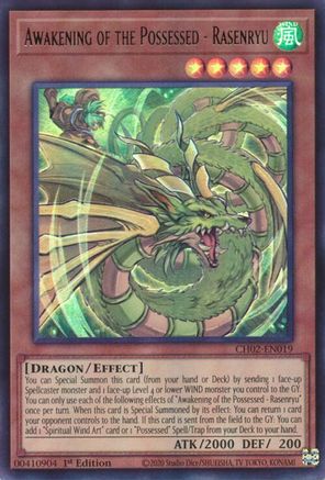 Awakening of the Possessed - Rasenryu (CH02-EN019) - THE CHRONICLES DECK: Spirit Charmers (All-Foil Edition) 1st Edition