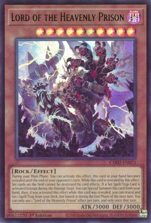Lord of the Heavenly Prison (CH02-EN021) - THE CHRONICLES DECK: Spirit Charmers (All-Foil Edition) 1st Edition