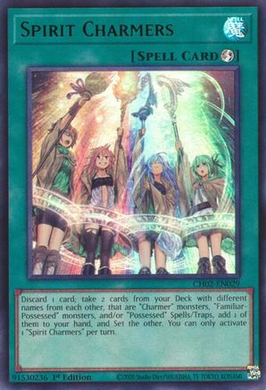 Spirit Charmers (CH02-EN029) - THE CHRONICLES DECK: Spirit Charmers (All-Foil Edition) 1st Edition