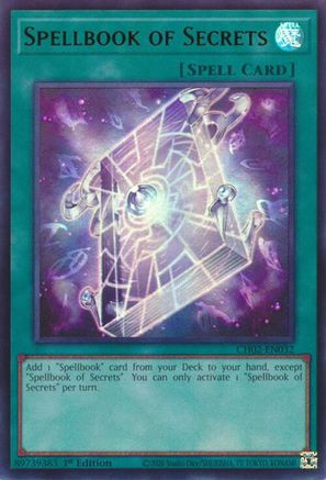 Spellbook of Secrets (CH02-EN032) - THE CHRONICLES DECK: Spirit Charmers (All-Foil Edition) 1st Edition