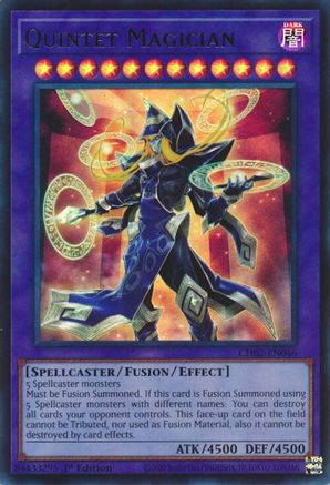 Quintet Magician (CH02-EN046) - THE CHRONICLES DECK: Spirit Charmers (All-Foil Edition) 1st Edition