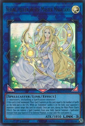Selene, Queen of the Master Magicians (CH02-EN049) - THE CHRONICLES DECK: Spirit Charmers (All-Foil Edition) 1st Edition
