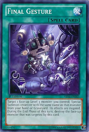 Final Gesture (ABYR-EN063) - Abyss Rising Unlimited