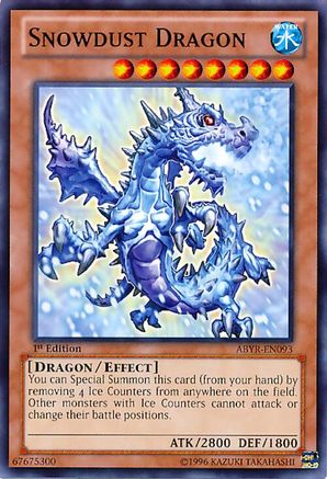 Snowdust Dragon (ABYR-EN093) - Abyss Rising 1st Edition