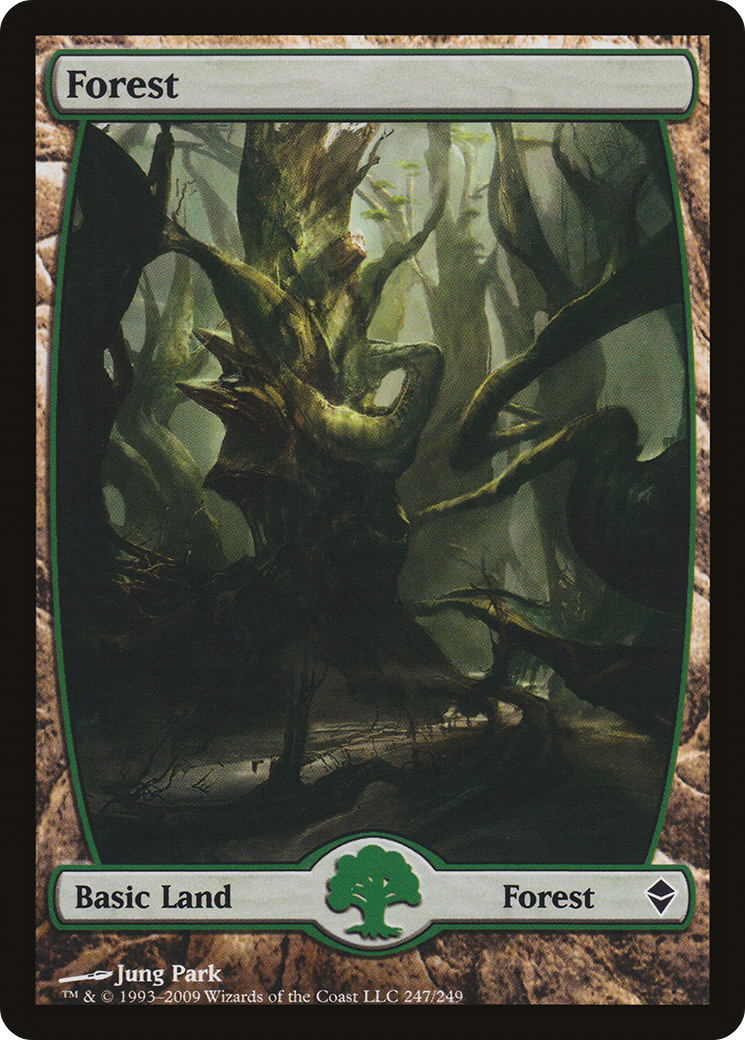 Forest (247) - Full Art (ZEN-247) - Zendikar