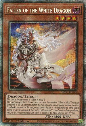 Fallen of the White Dragon (Starlight Rare) (BPRO-EN024) - Burst Protocol 1st Edition