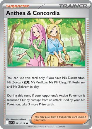 Anthea & Concordia 182/217  ME Ascended Heroes - Uncommon