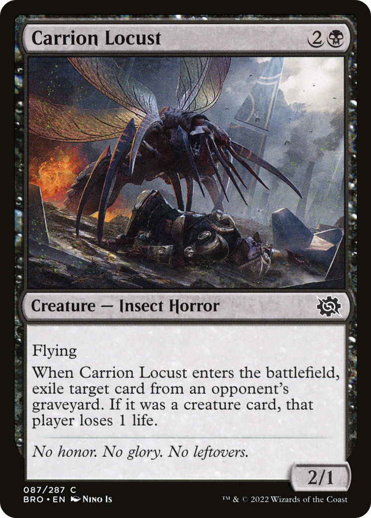 Carrion Locust (BRO-087) - The Brothers' War Foil