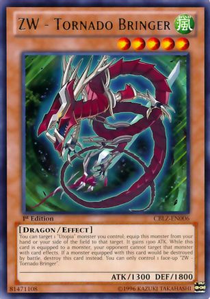 ZW - Tornado Bringer (CBLZ-EN006) - Cosmo Blazer 1st Edition