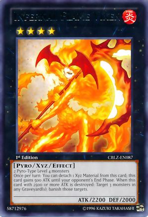 Infernal Flame Vixen (CBLZ-EN087) - Cosmo Blazer 1st Edition