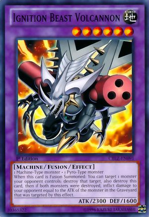 Ignition Beast Volcannon (CBLZ-EN091) - Cosmo Blazer 1st Edition